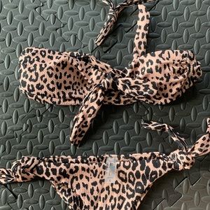 SHEIN Leopard Print Swimsuit